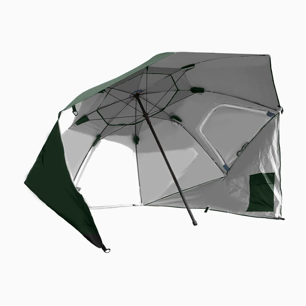 2m Nanakuli Outdoor Umbrella Beach Sun Shade Weather Patio Garden Shelter Tilt - Green