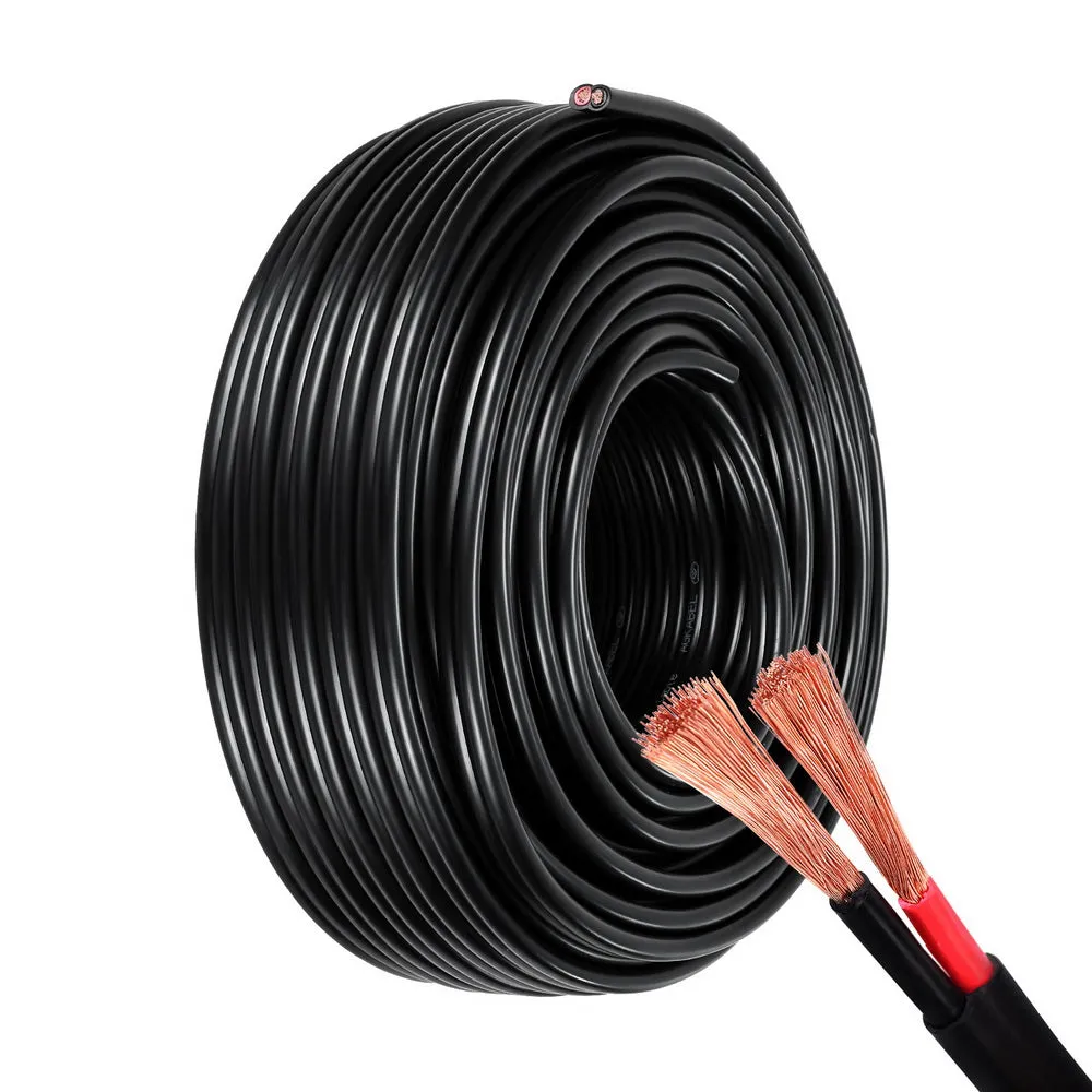 30m Twin Core Wire Electrical Cable Extension Car 450V 2 Sheath