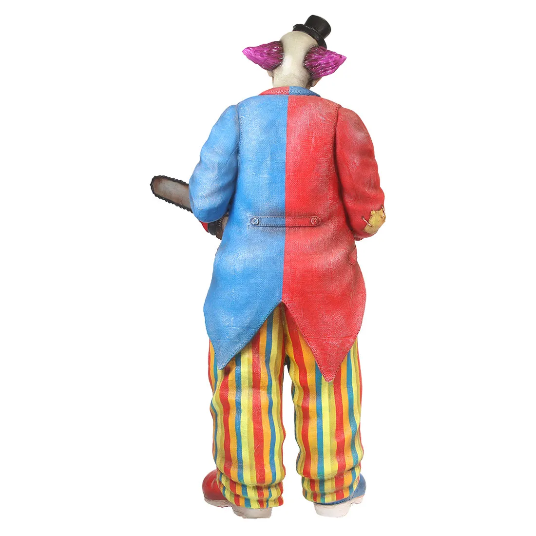 6' Scary Clown with Chainsaw