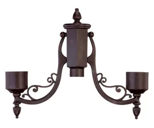 Acclaim Lighting Marbleized Mahogany Post Adaptor #7096MM