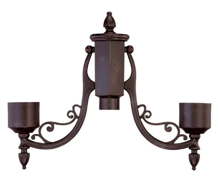 Acclaim Lighting Marbleized Mahogany Post Adaptor #7096MM