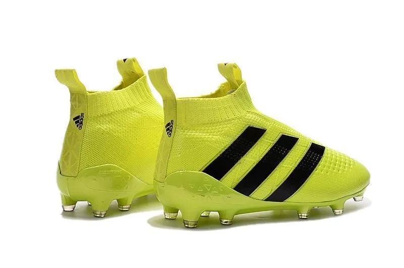 Adidas ACE 16  Purecontrol FG/AG Soccer Cleats Solar Yellow Black