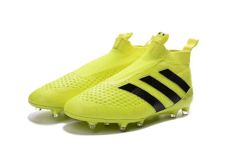 Adidas ACE 16  Purecontrol FG/AG Soccer Cleats Solar Yellow Black