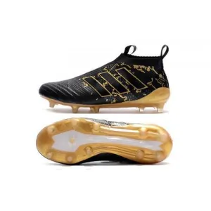 Adidas Ace 17  Purecontrol FG Soccer Cleats Black Golden