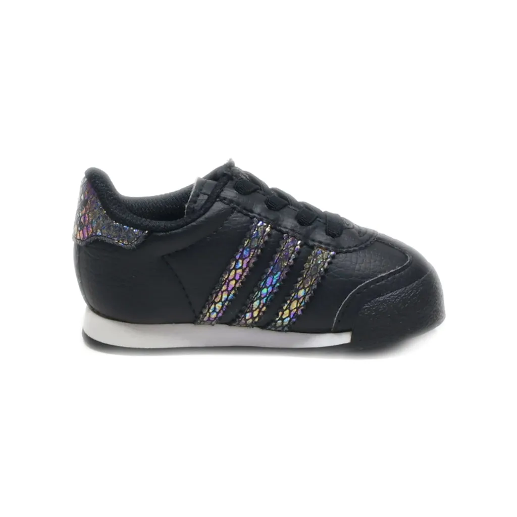 Adidas Samoa Walkers Leather Black Colour For Kids