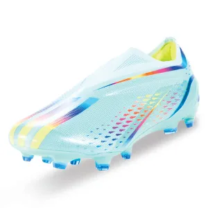 adidas X Speedportal  Firm Ground Soccer Cleats Clear Aqua/Solar Red/Power Blue)