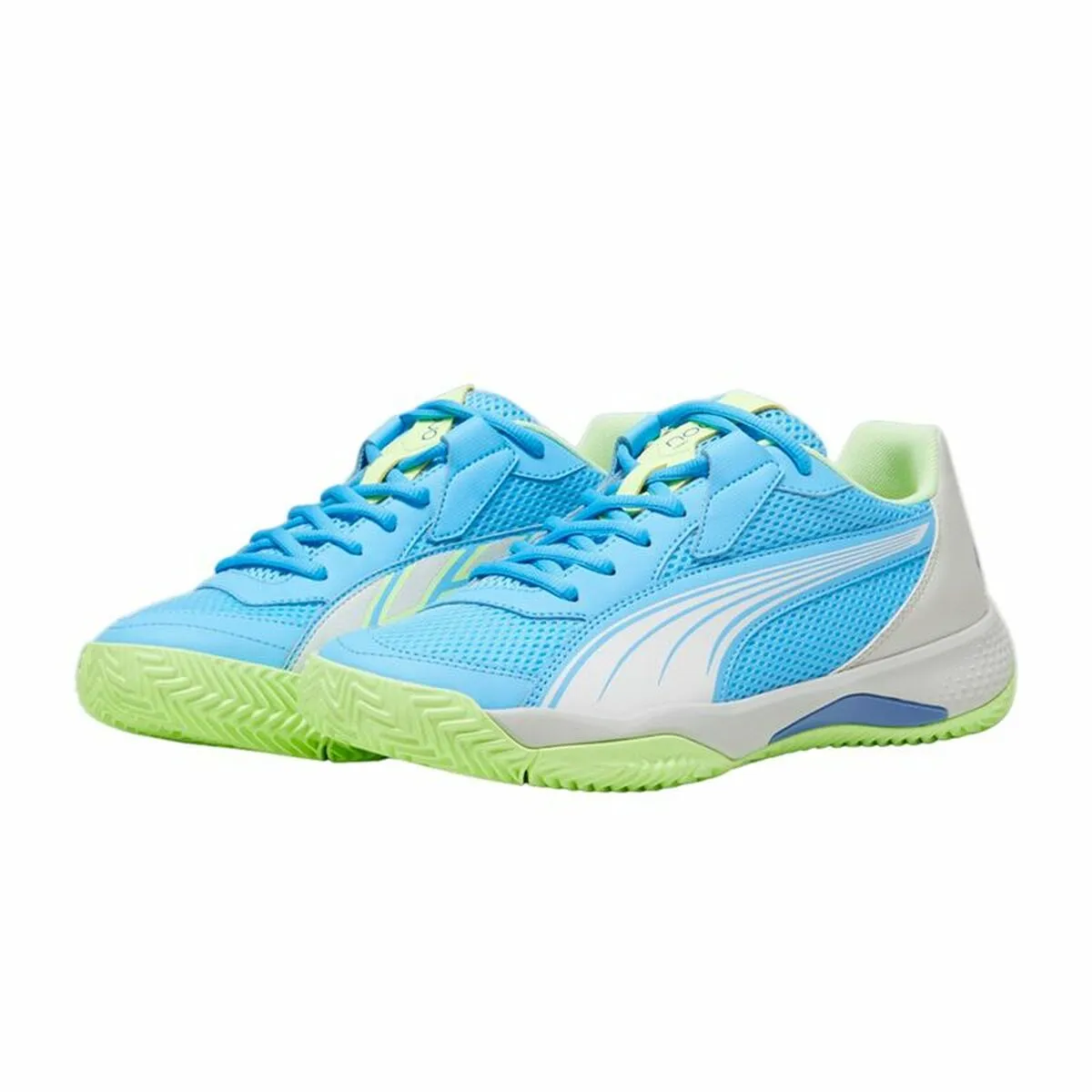 Adult's Padel Trainers Puma NOVA Court Luminous Blue White