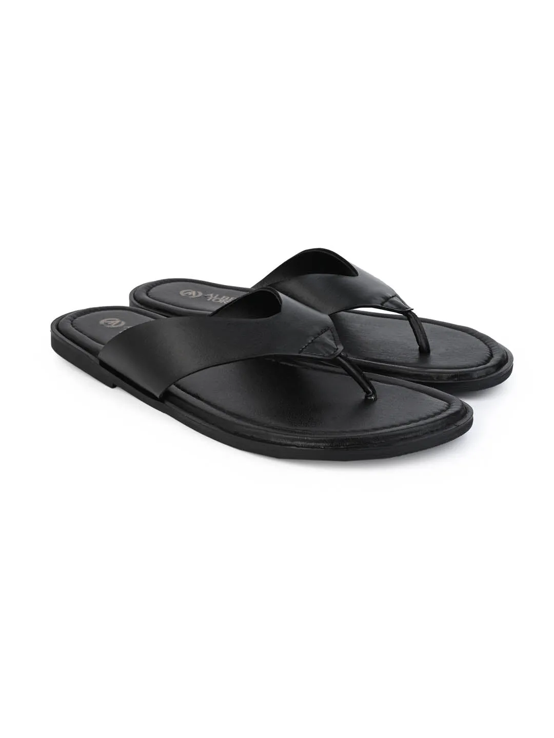 Alberto Torresi Men Black Outdoor Slippers