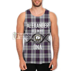 Alexander of Menstry Dress Tartan Men's Tank Top with Family Crest DNA In Me Style