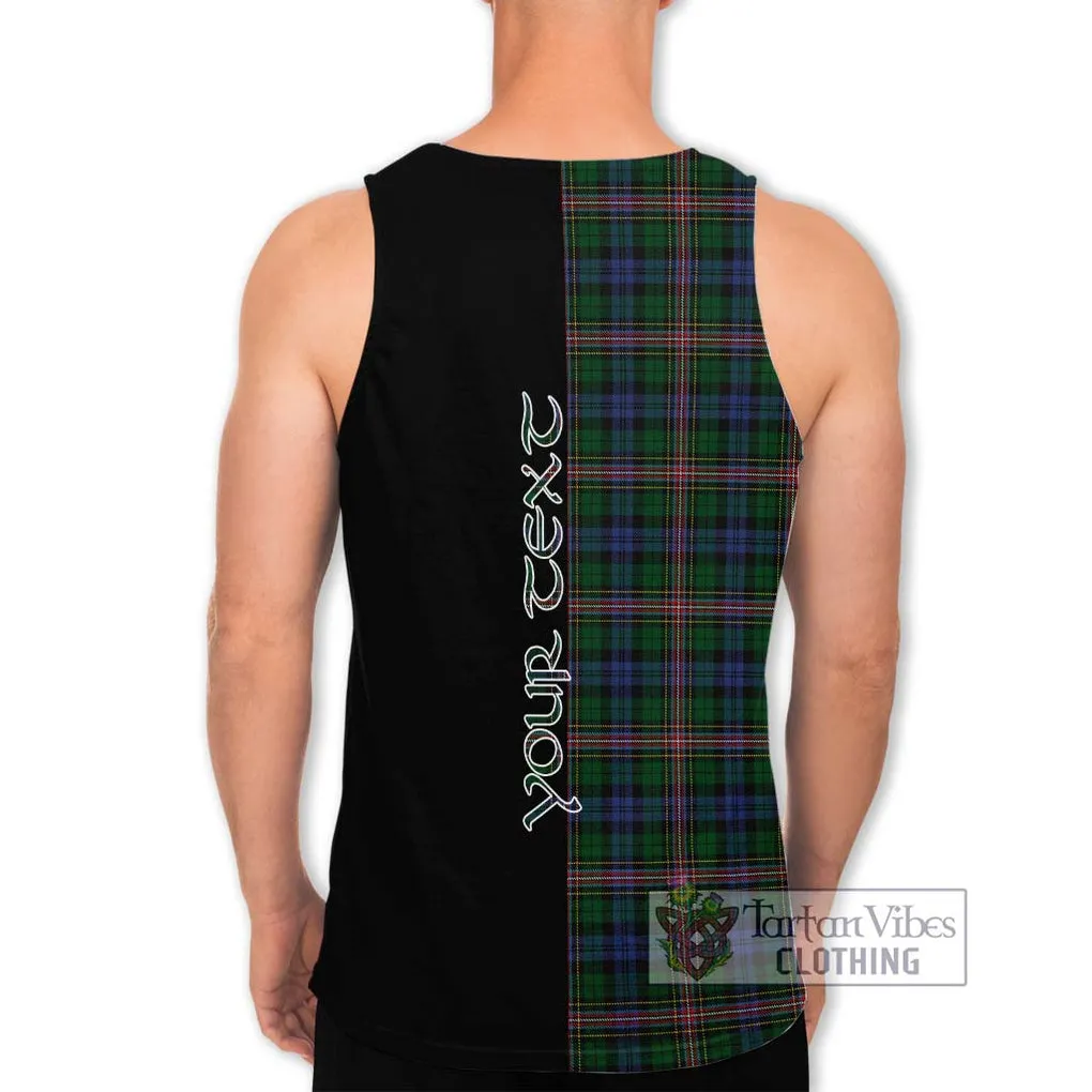 Allison Tartan Men's Tank Top with Family Crest and Half Of Me Style