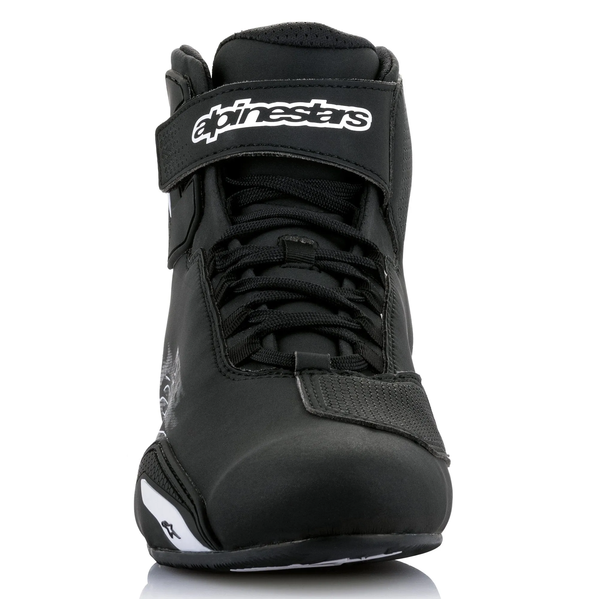 Alpinestars Sektor Riding Motorcycle Shoes Black White