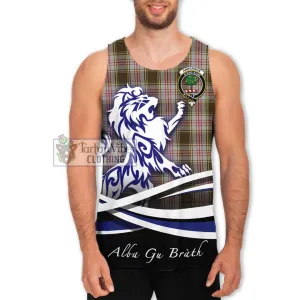 Anderson Dress Tartan Men's Tank Top with Alba Gu Brath Regal Lion Emblem