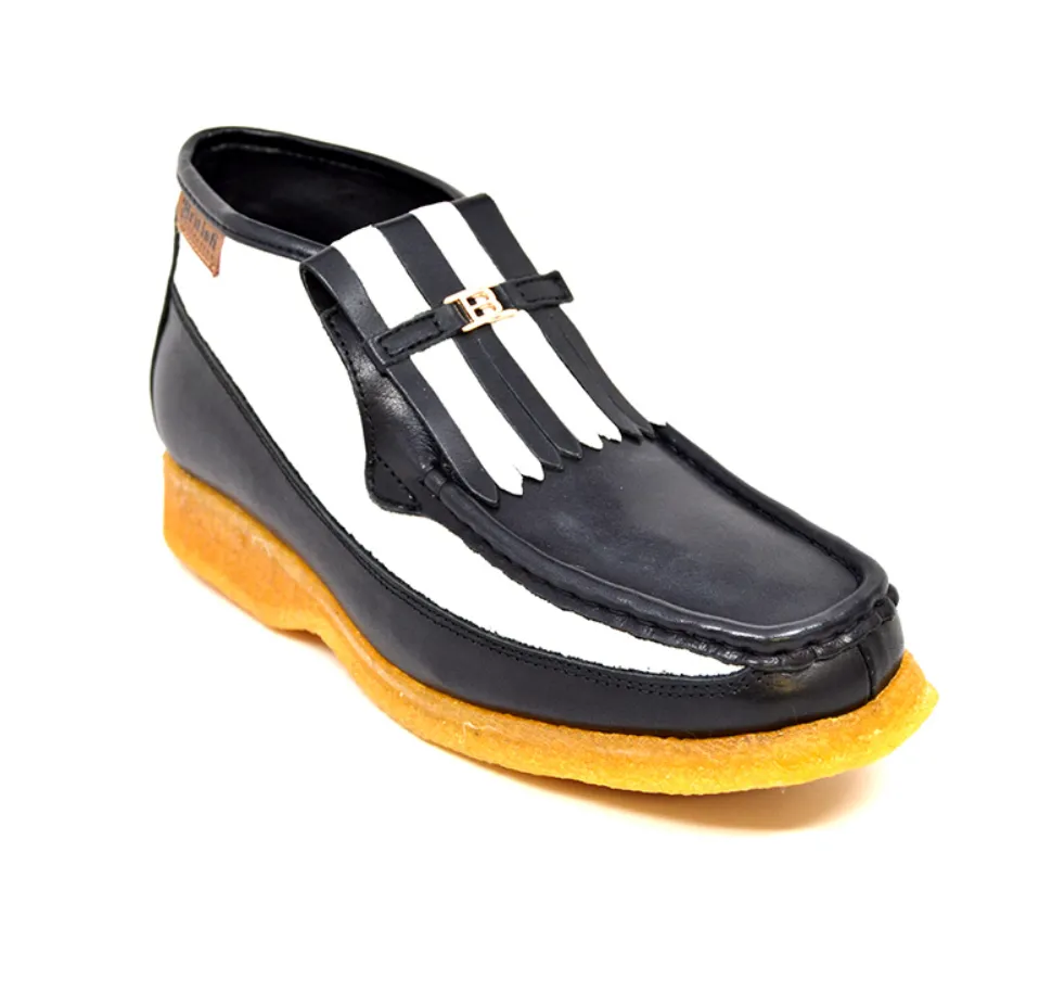 Apollo Black and White - Stylish and Comfortable Shoes from the British Collection