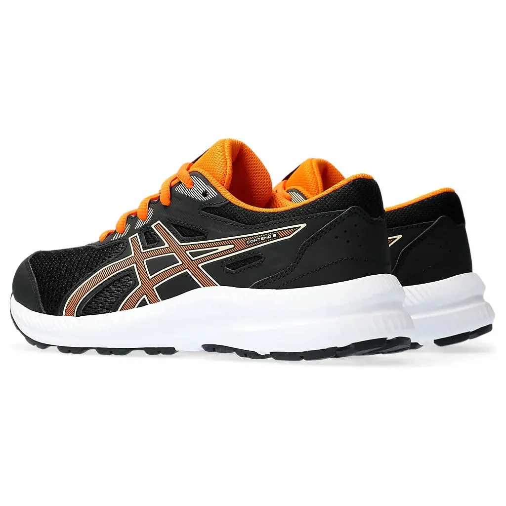 Asics Contend 8 GS Black/Bright Orange