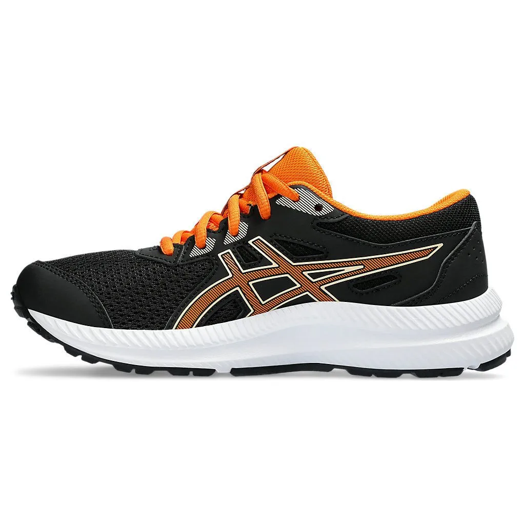 Asics Contend 8 GS Black/Bright Orange