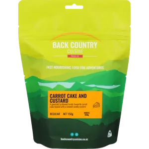 Back Country - Carrot Cake and Custard - 150 gram pack