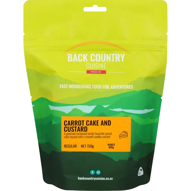 Back Country - Carrot Cake and Custard - 150 gram pack