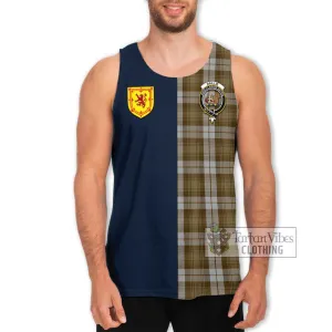 Baillie Dress Tartan Men's Tank Top Alba with Scottish Lion Royal Arm Half Style