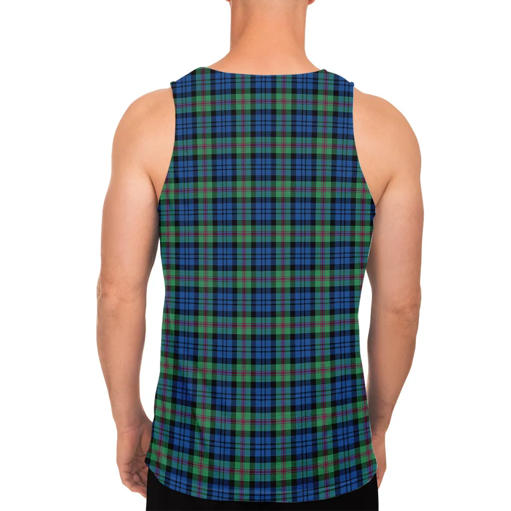 Baird Ancient Tartan Mens Tank Top with Family Crest