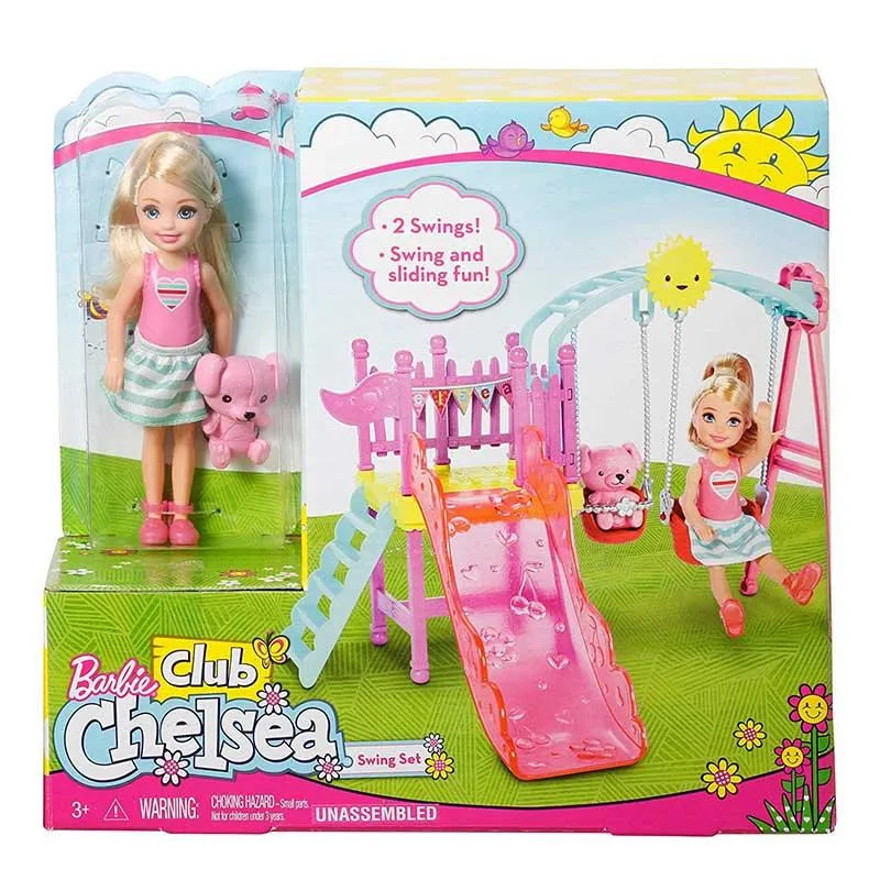 Barbie Club Chelsea Doll and Swingset Playset