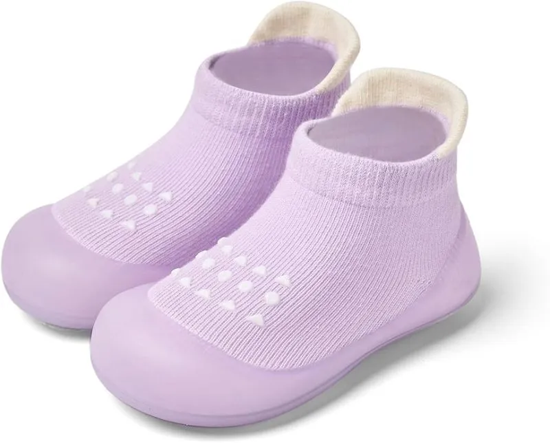 Bearbay Baby Sock Shoes Baby Walking Shoes Infant Non-Slip Breathable Slippers with Soft Rubber Sole Baby Boys Girls Sneakers