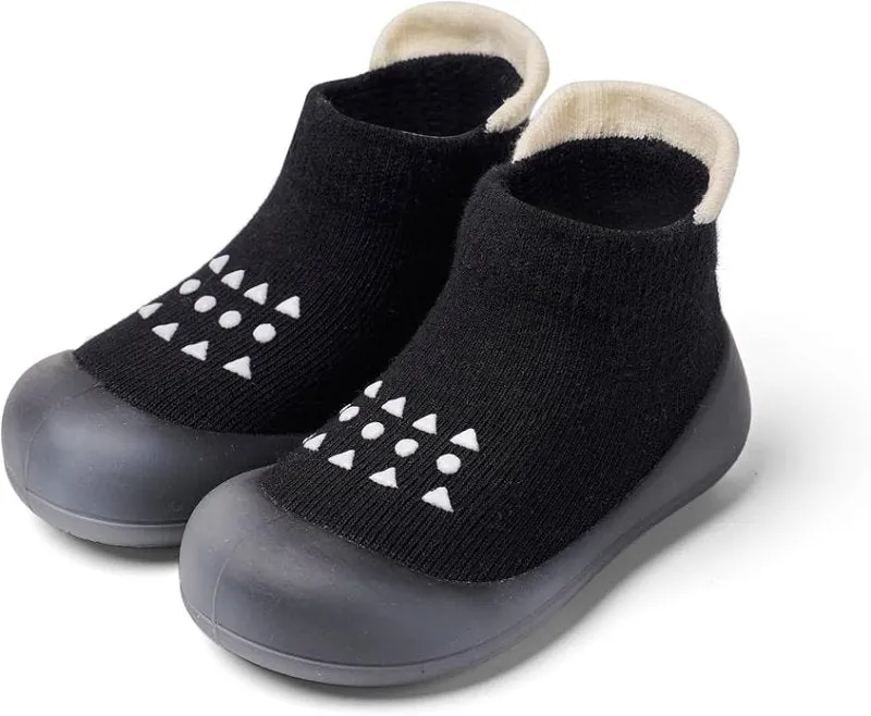 Bearbay Baby Sock Shoes Baby Walking Shoes Infant Non-Slip Breathable Slippers with Soft Rubber Sole Baby Boys Girls Sneakers