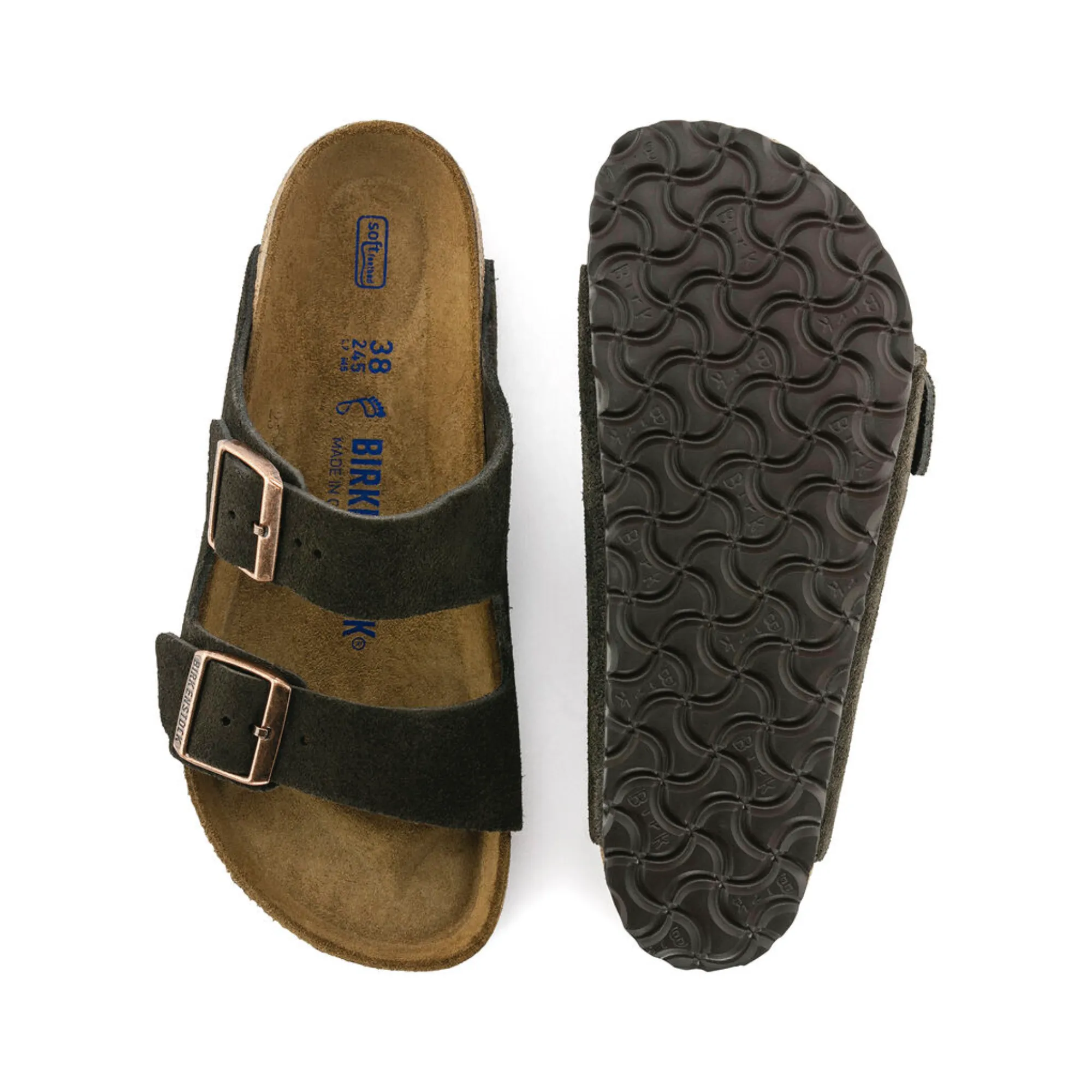 BIRKENSTOCK ARIZONA SOFT FOOTBED SUEDE N (NARROW)