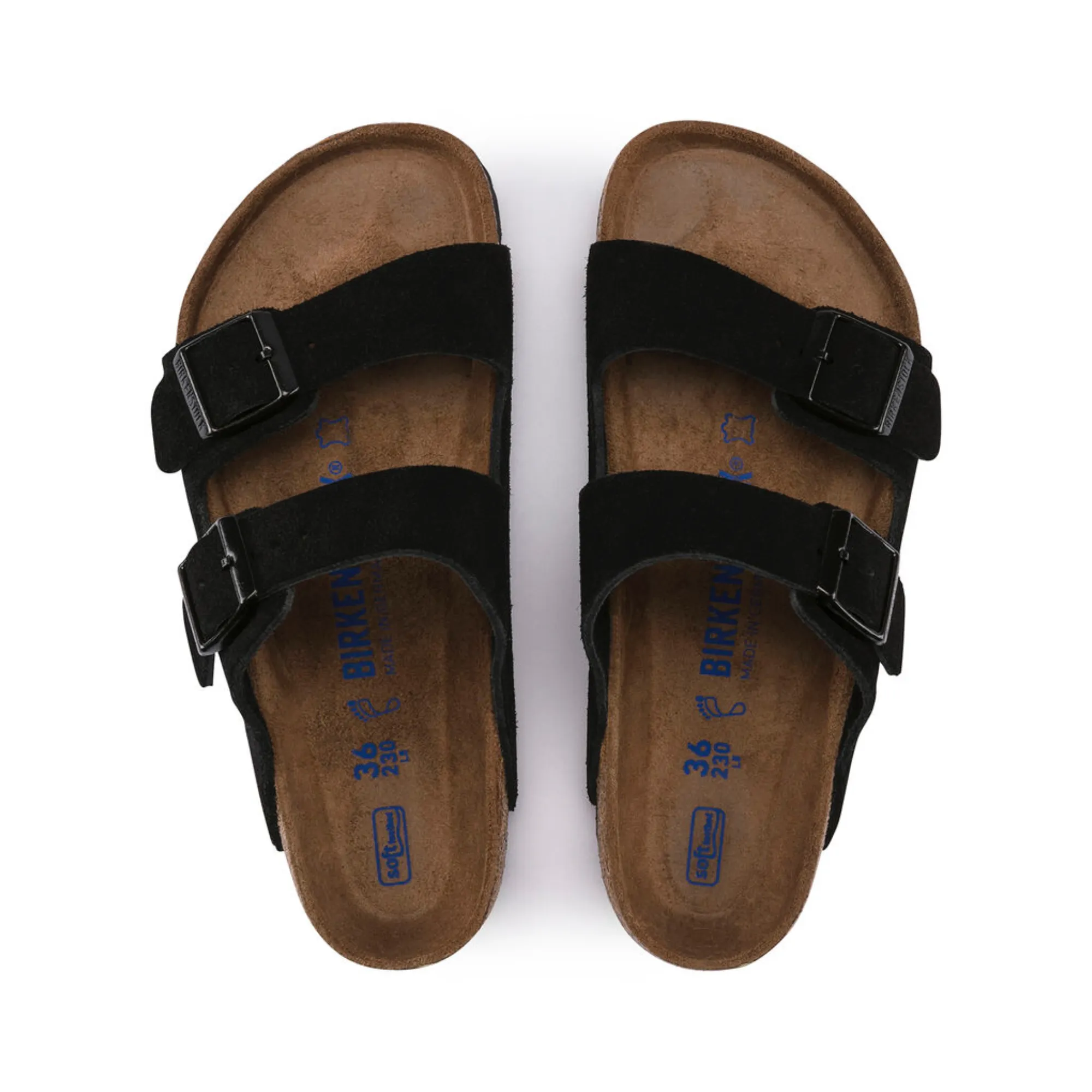 BIRKENSTOCK ARIZONA SOFT FOOTBED SUEDE N (NARROW)