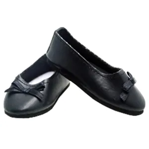 Black Flats for 18" Dolls