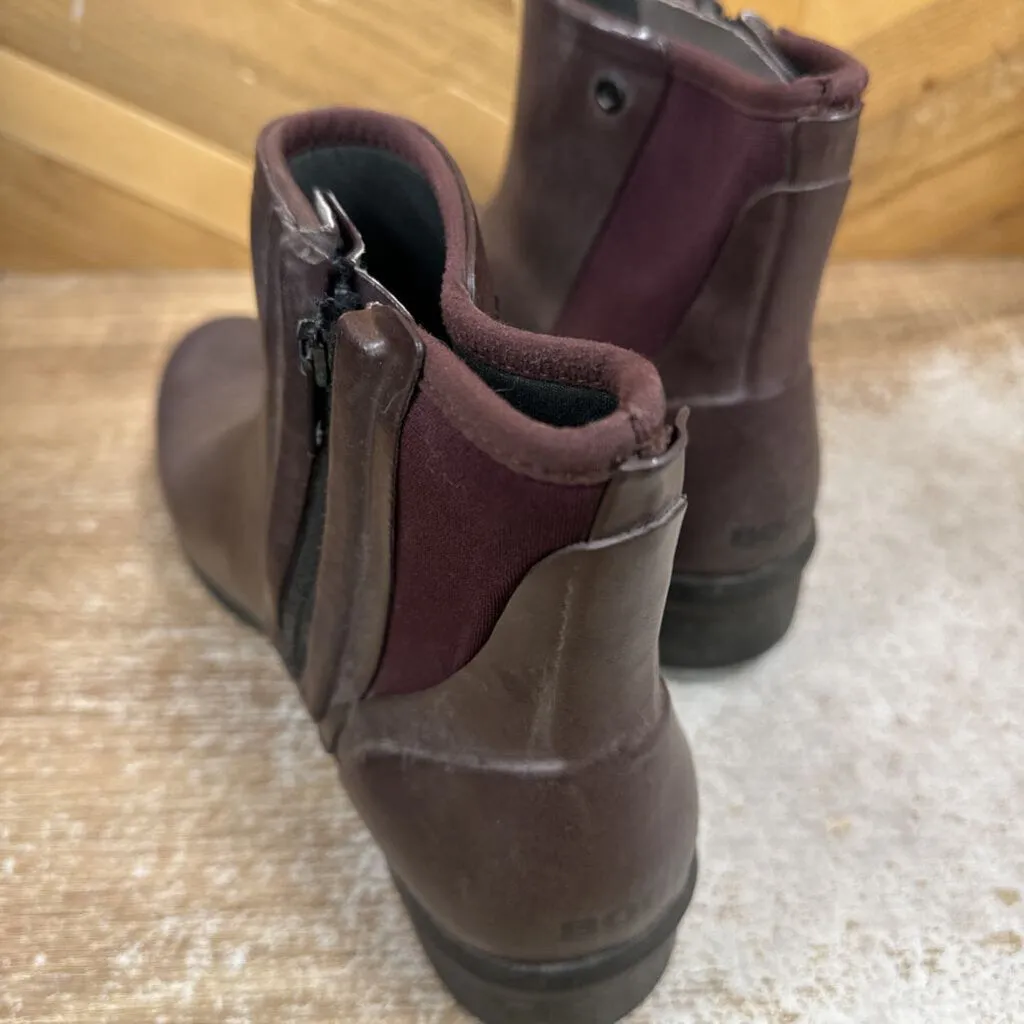 Bogs - Women's Casual rain zip boots - MSRP $100: Brown-women-9