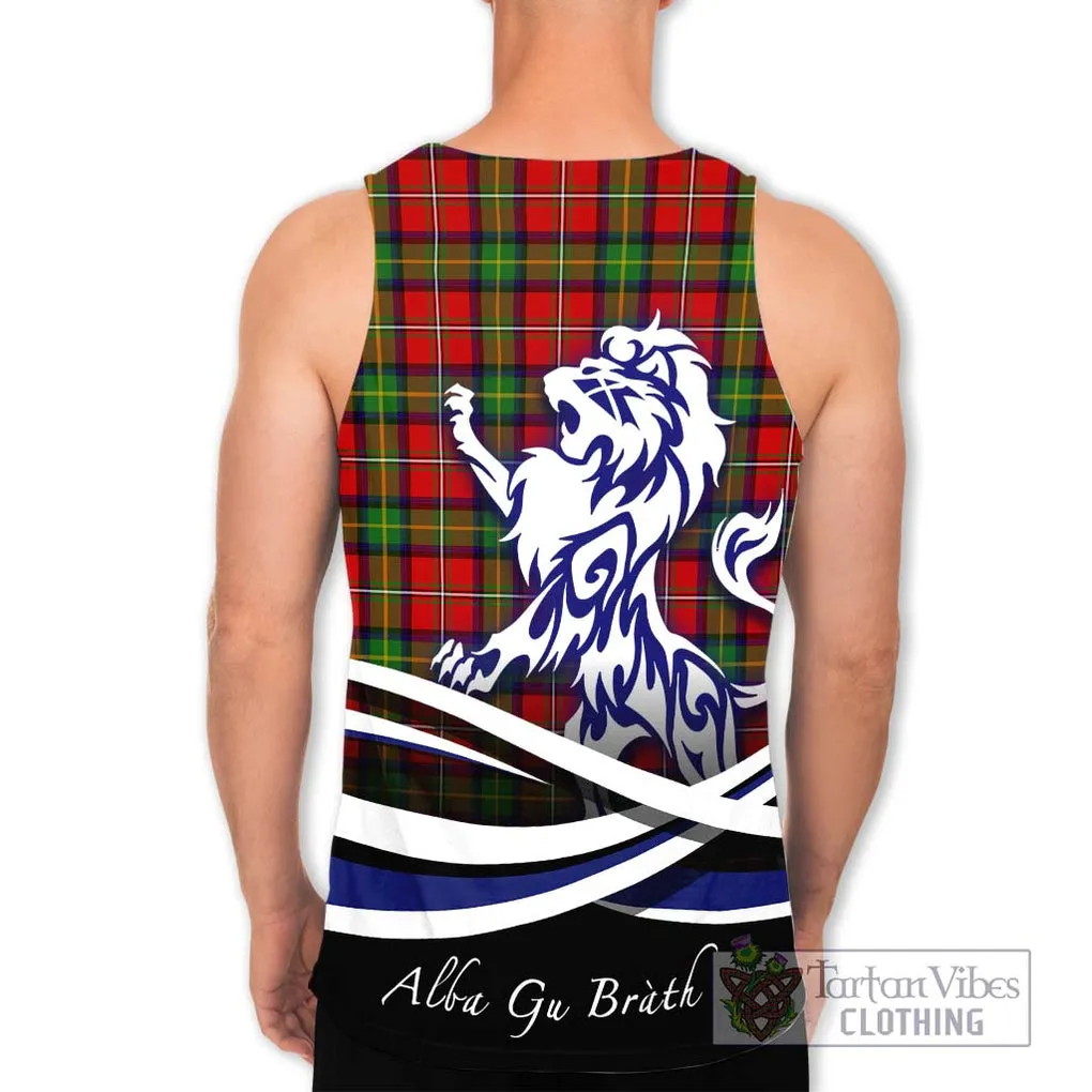 Boyd Tartan Men's Tank Top with Alba Gu Brath Regal Lion Emblem