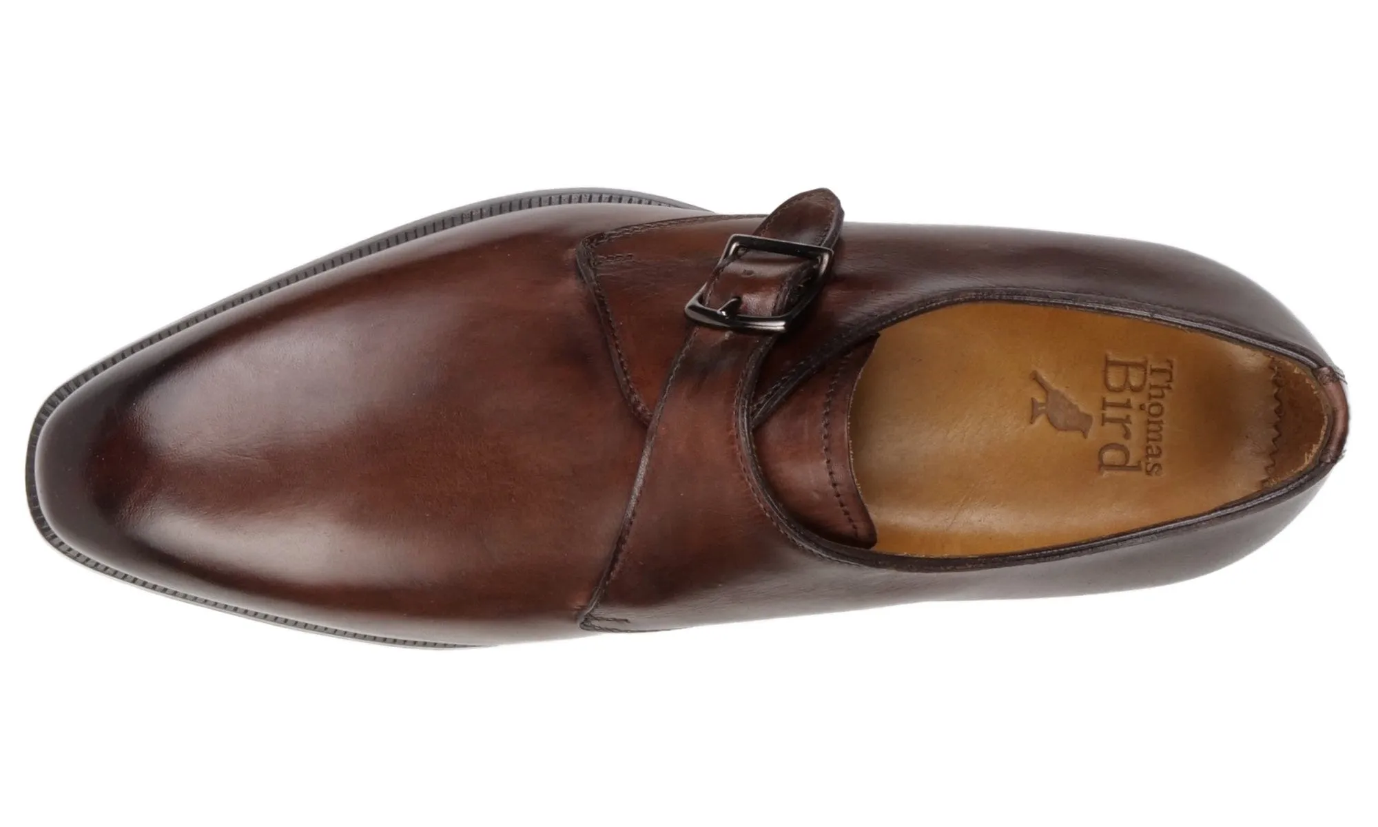 Brooklyn Single Monk Strap Brown