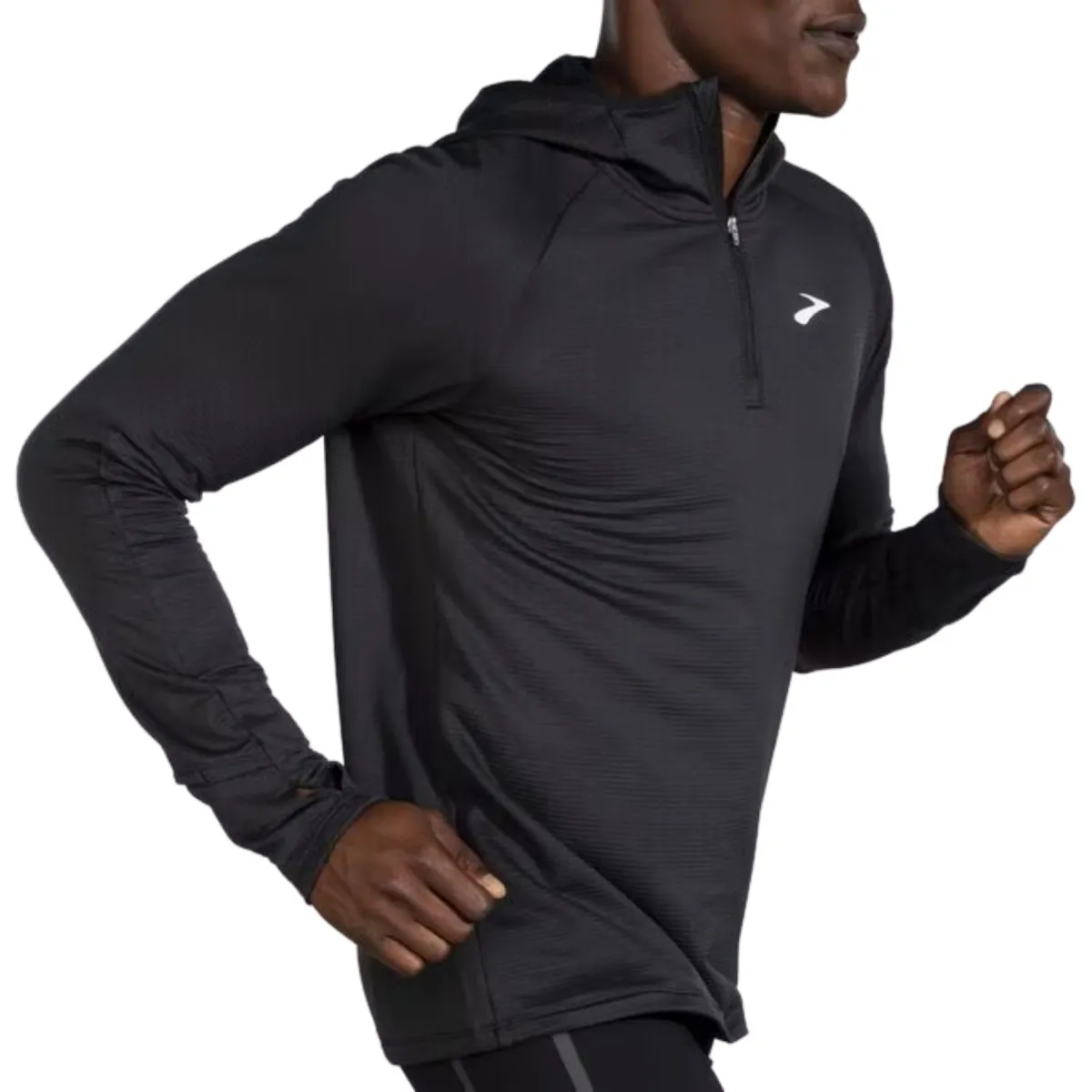 Brooks Notch 2.0 Black Thermal Sweatshirt