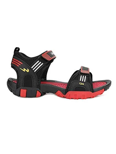 Campus Kids 3K-953 BLK-RED Outdoor Sandals -2 UK/India