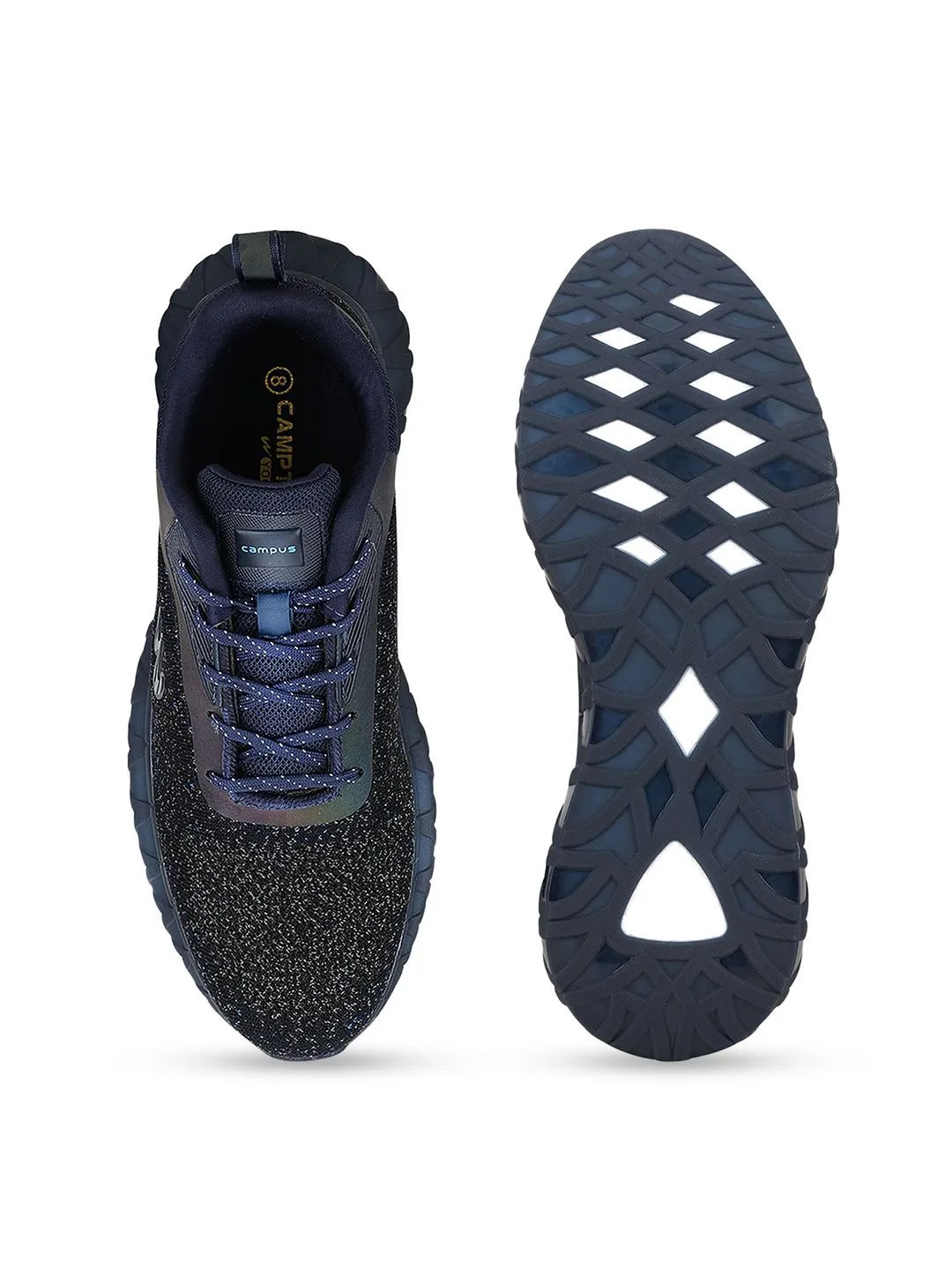 Campus Men Blue REE-FLECT(N) Mesh Running Shoes