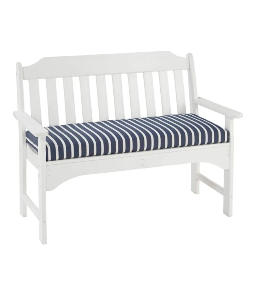 Casco Bay All-Weather Bench Cushion, Stripe