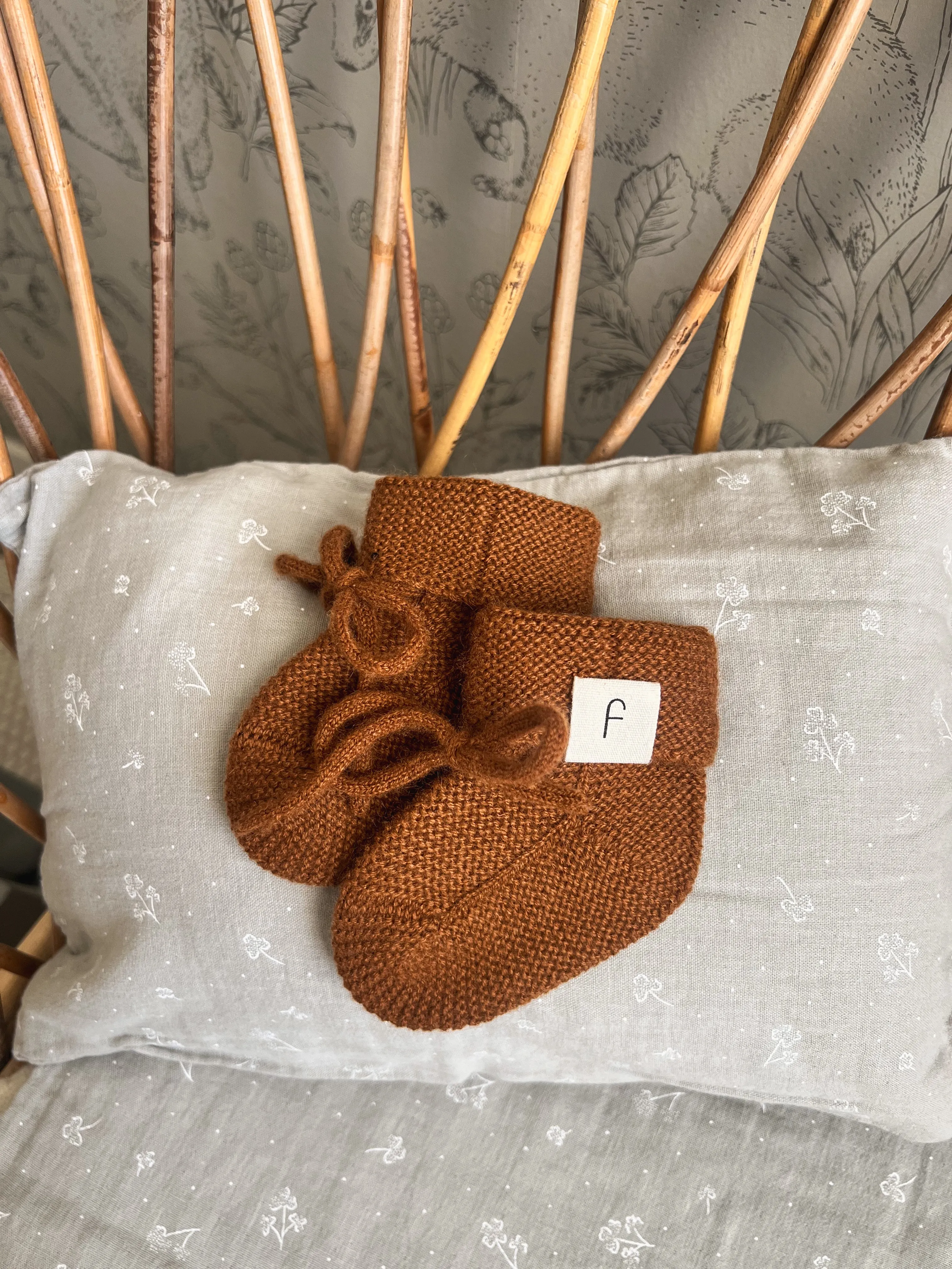 Cashmere Booties Brick