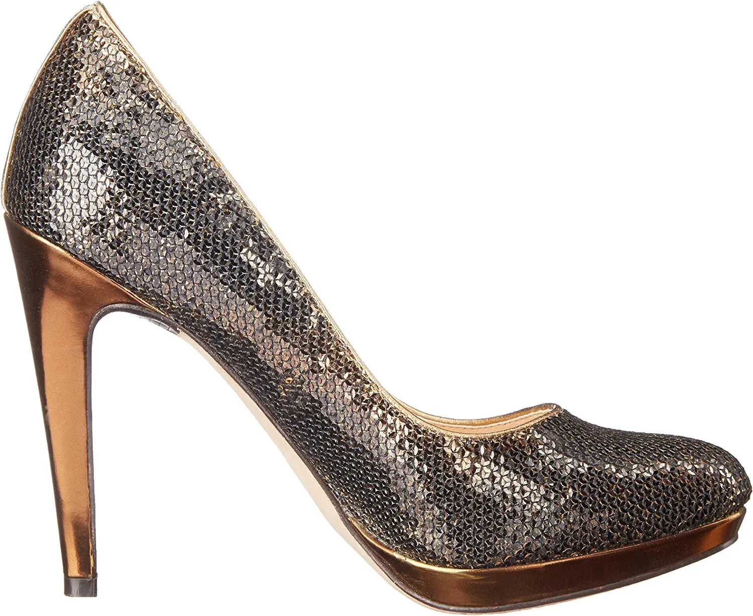 Cole Haan Bronze Chelsea Platform Pumps- 8.5