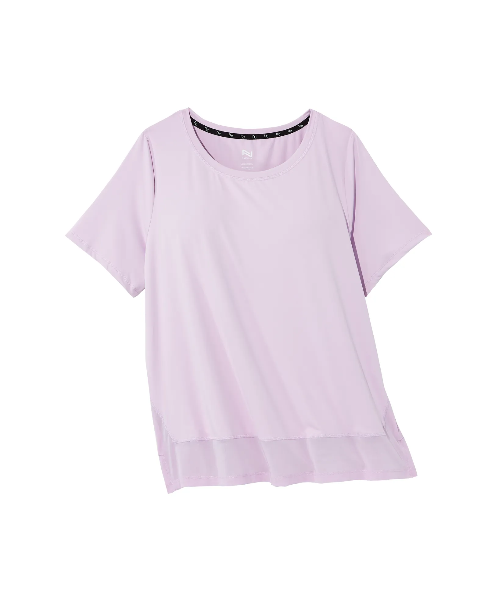 Cornflower Tee with Mesh Details | Lilac