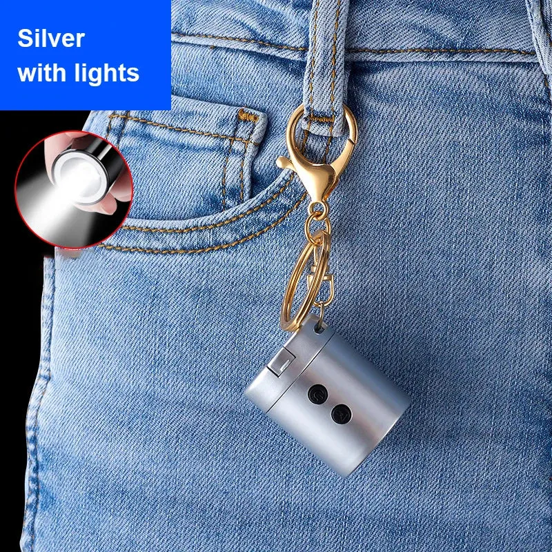 Creative Barrel Rechargeable Flashlight Lighter