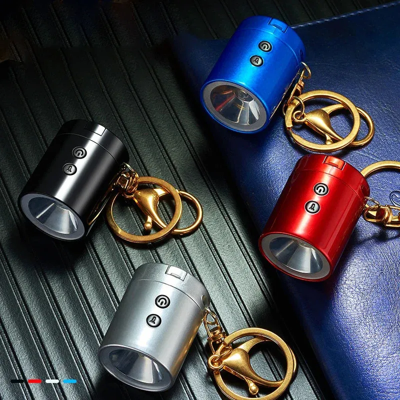 Creative Barrel Rechargeable Flashlight Lighter