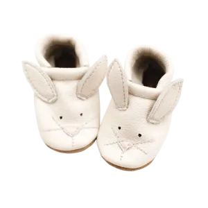 Cute Critters Bunnies Leather Baby Shoes