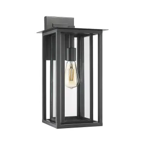 Dalton 1 Light Black Outdoor Lantern