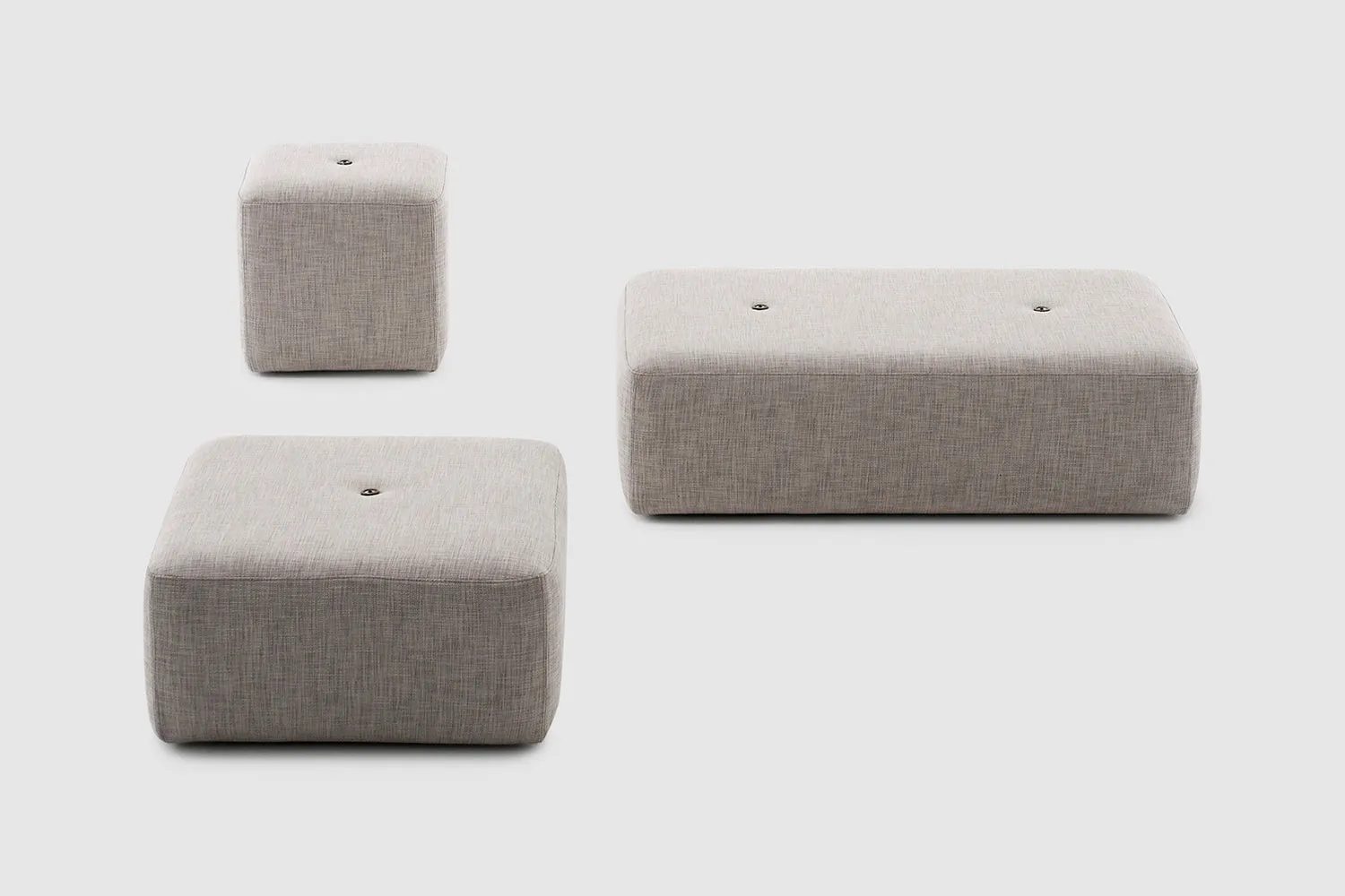 Double Rectangle Outdoor Pouf