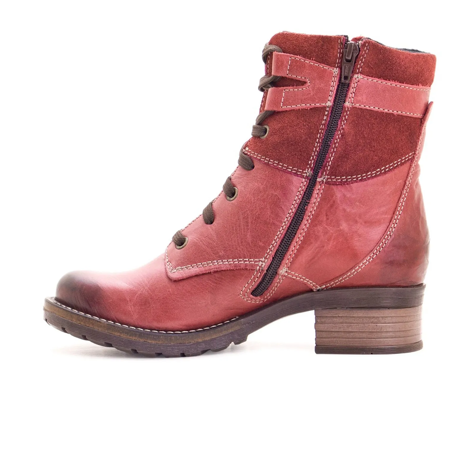 Dromedaris Kara Suede Mid Boot (Women) - Red