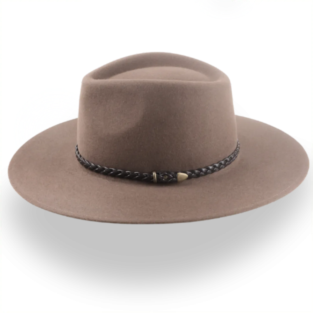 Durable Wide Brim Outback Fedora for Adventurers | The Bush