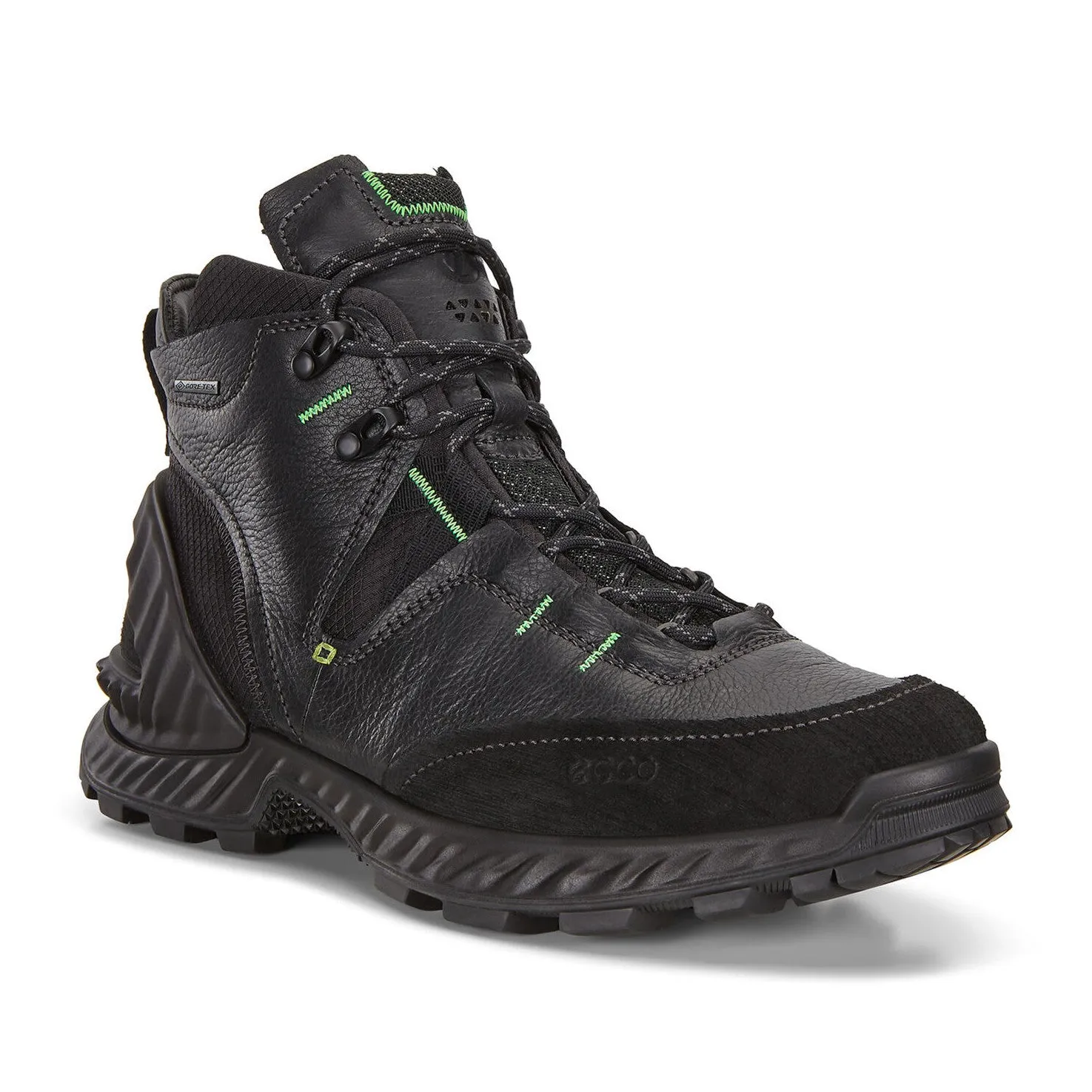 Ecco Men's Exohike Waterproof Mid Gore-Tex Waterproof - Black