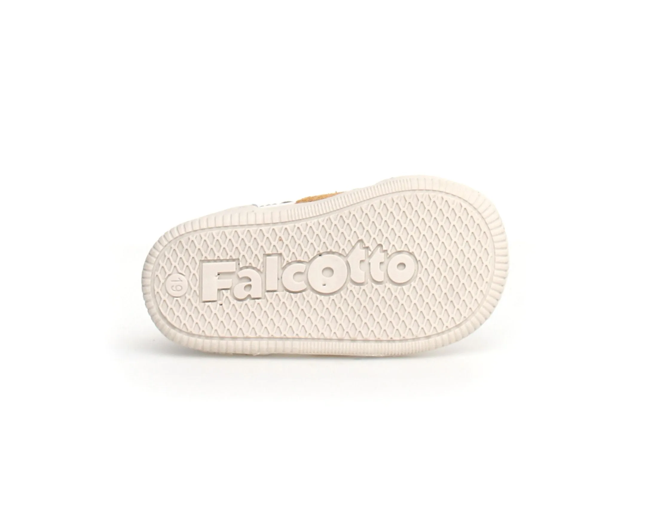 Falcotto Klip 2 VL Boy's Sneakers - Stone/White/Celeste