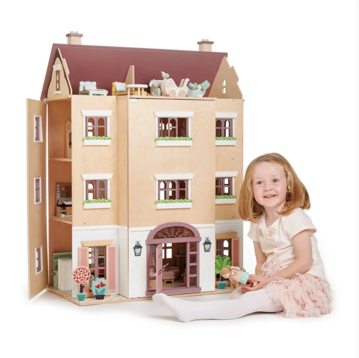 Fantail Hall Doll House - Tender Leaf Toys