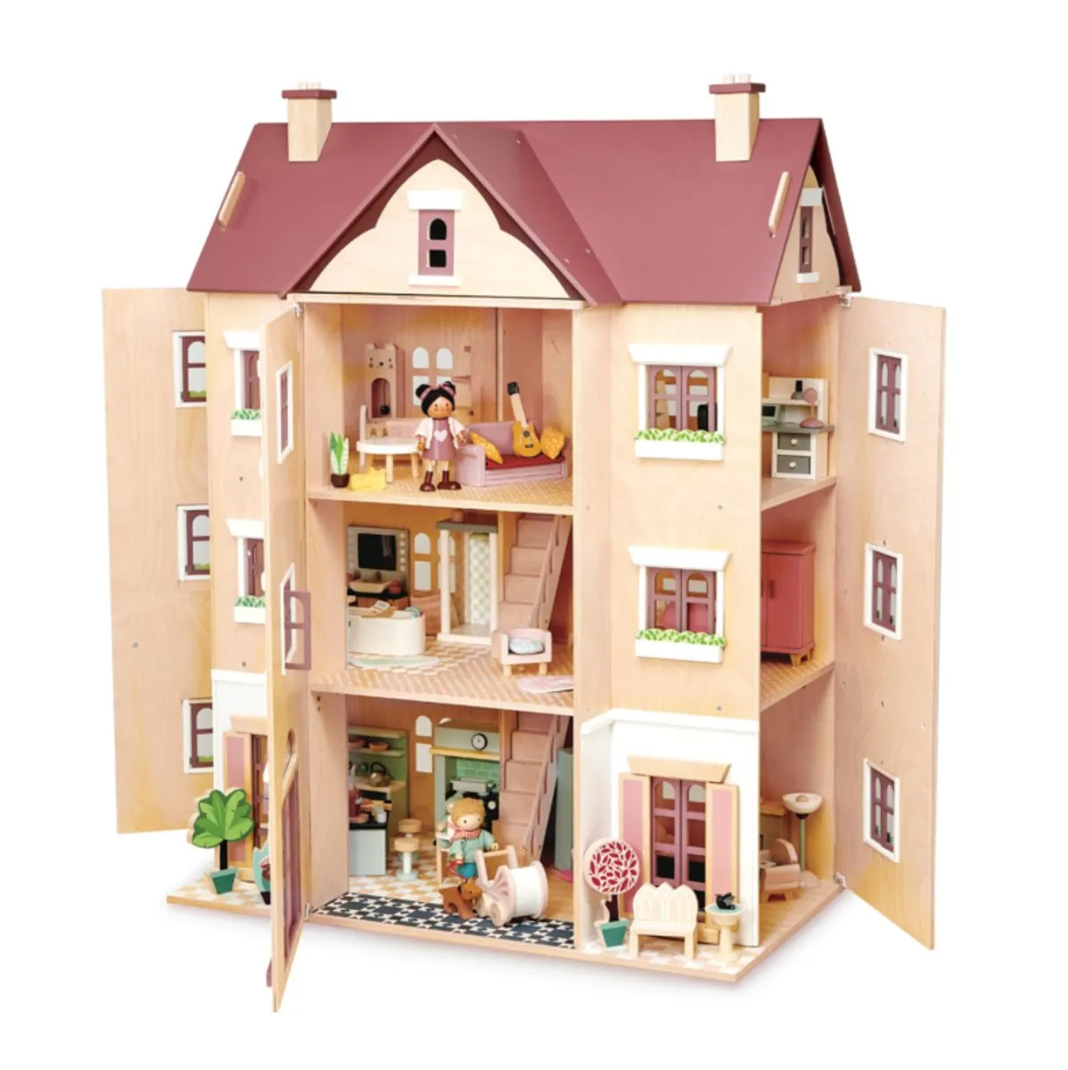 Fantail Hall Doll House - Tender Leaf Toys